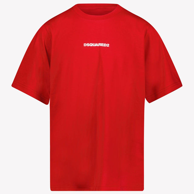 Dsquared2 Kids Boys in T-Shirt Red