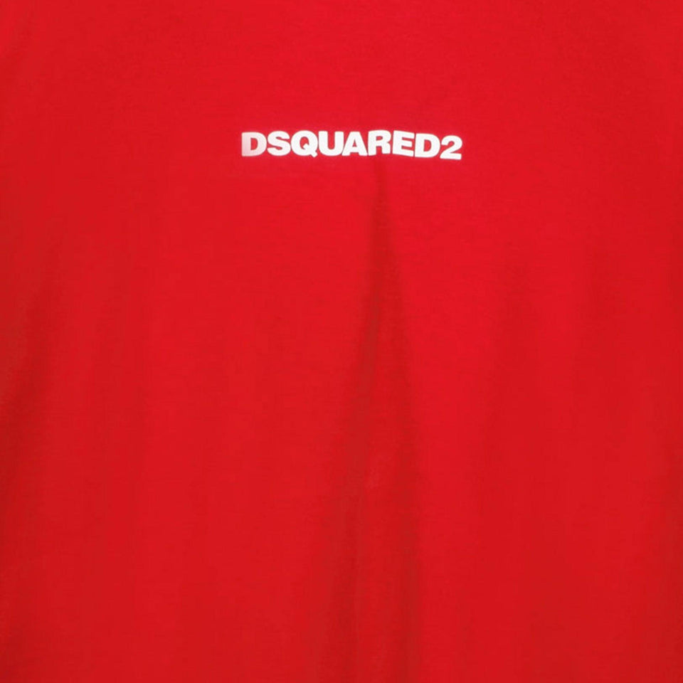 Dsquared2 Kids Boys in T-Shirt Red