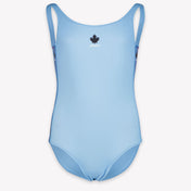 Dsquared2 Kids Girls Swimwear In Light Blue