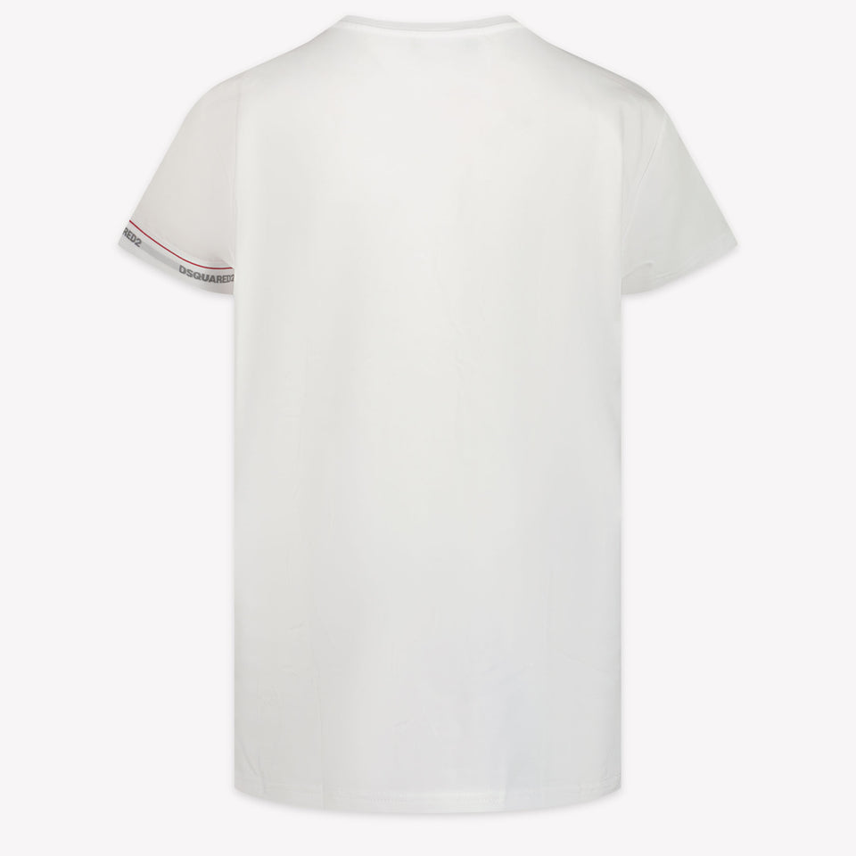 Dsquared2 Kinder Jongens T-Shirt In Wit