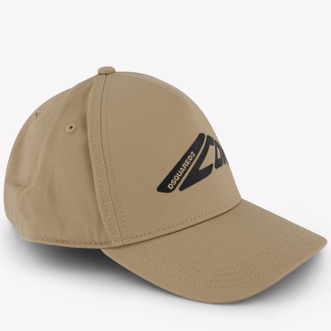 Dsquared2 Kids Boys Cap in Beige