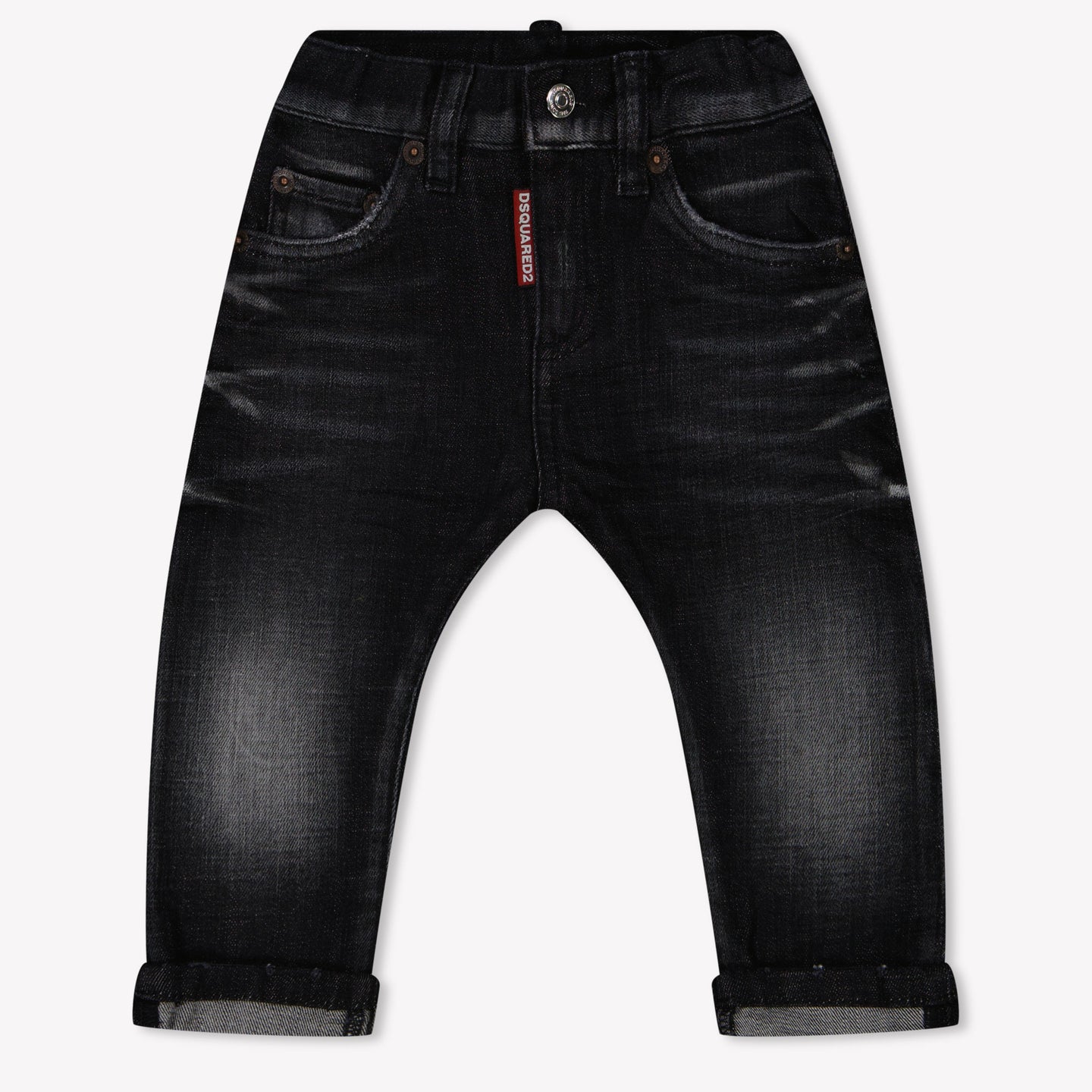 Dsquared2 Baby Unisex Jeans In Zwart