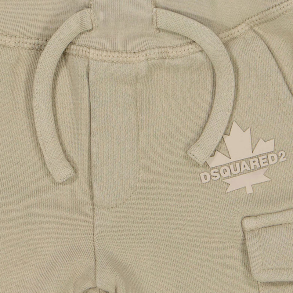 Dsquared2 Baby Unisex Broek In Beige