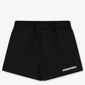 Dsquared2 Baby Unisex Shorts In Black