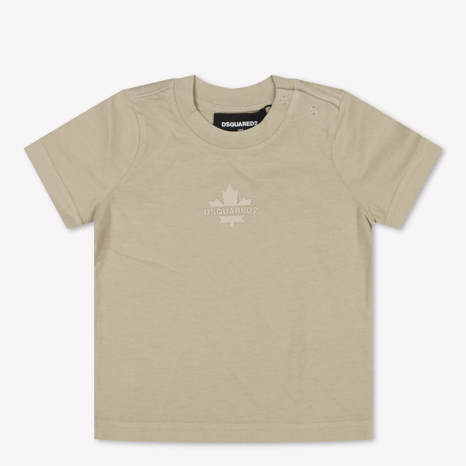 Dsquared2 Baby Unisex T-Shirt in Beige