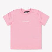 Dsquared2 Baby Unisex T-Shirt In Roze