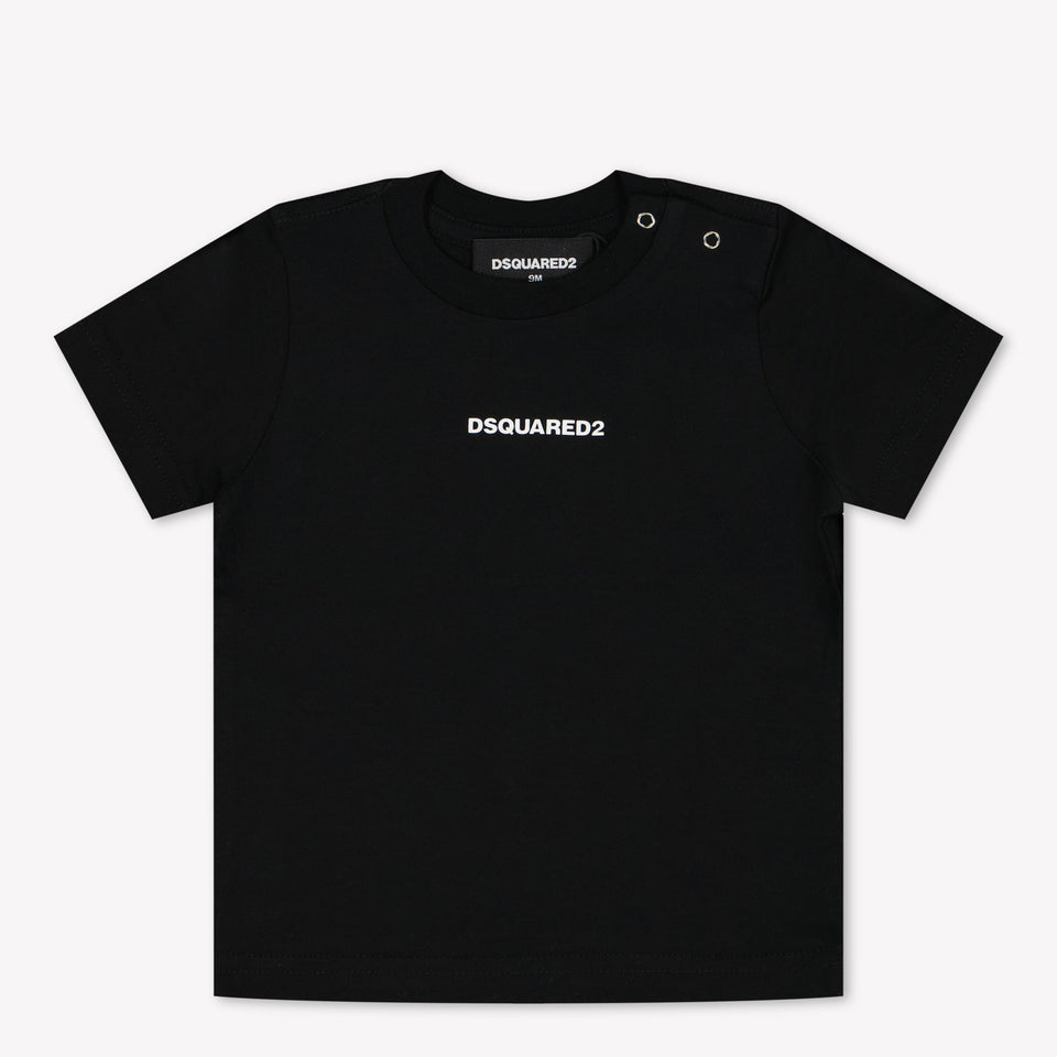 Dsquared2 Baby Unisex T-Shirt In Zwart