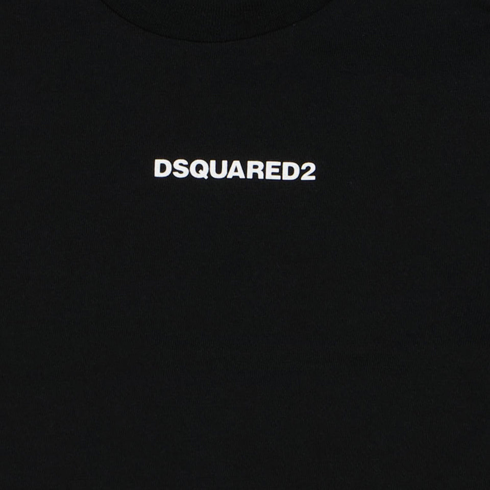 Dsquared2 Baby Unisex T-Shirt In Zwart