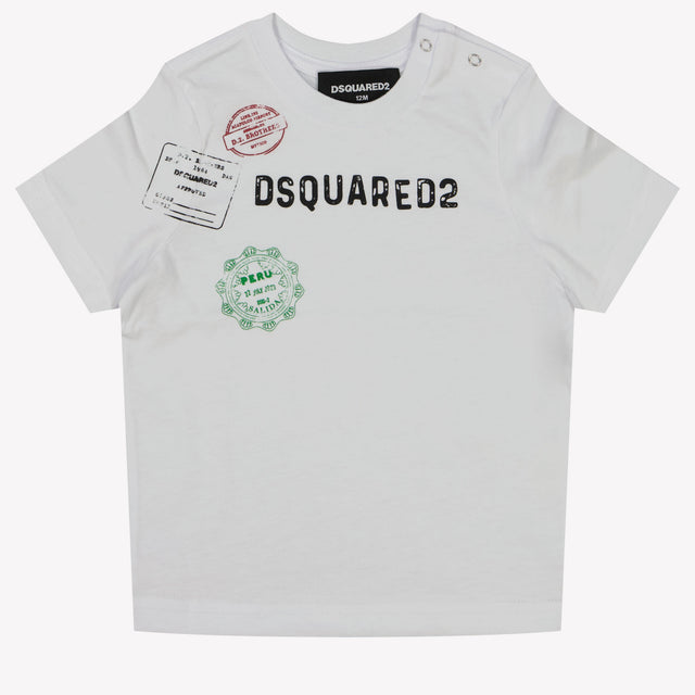 Dsquared2 Baby Unisex T-Shirt in White