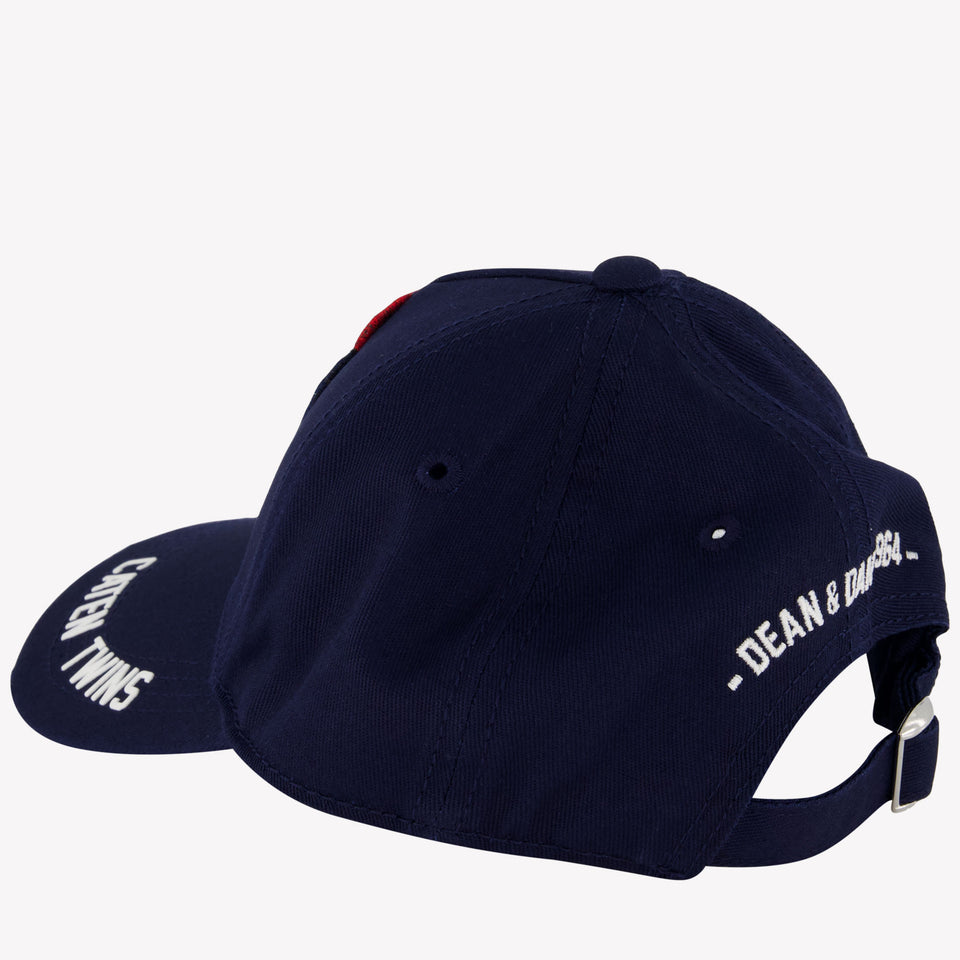 Dsquared2 Baby Unisex Cap in Navy