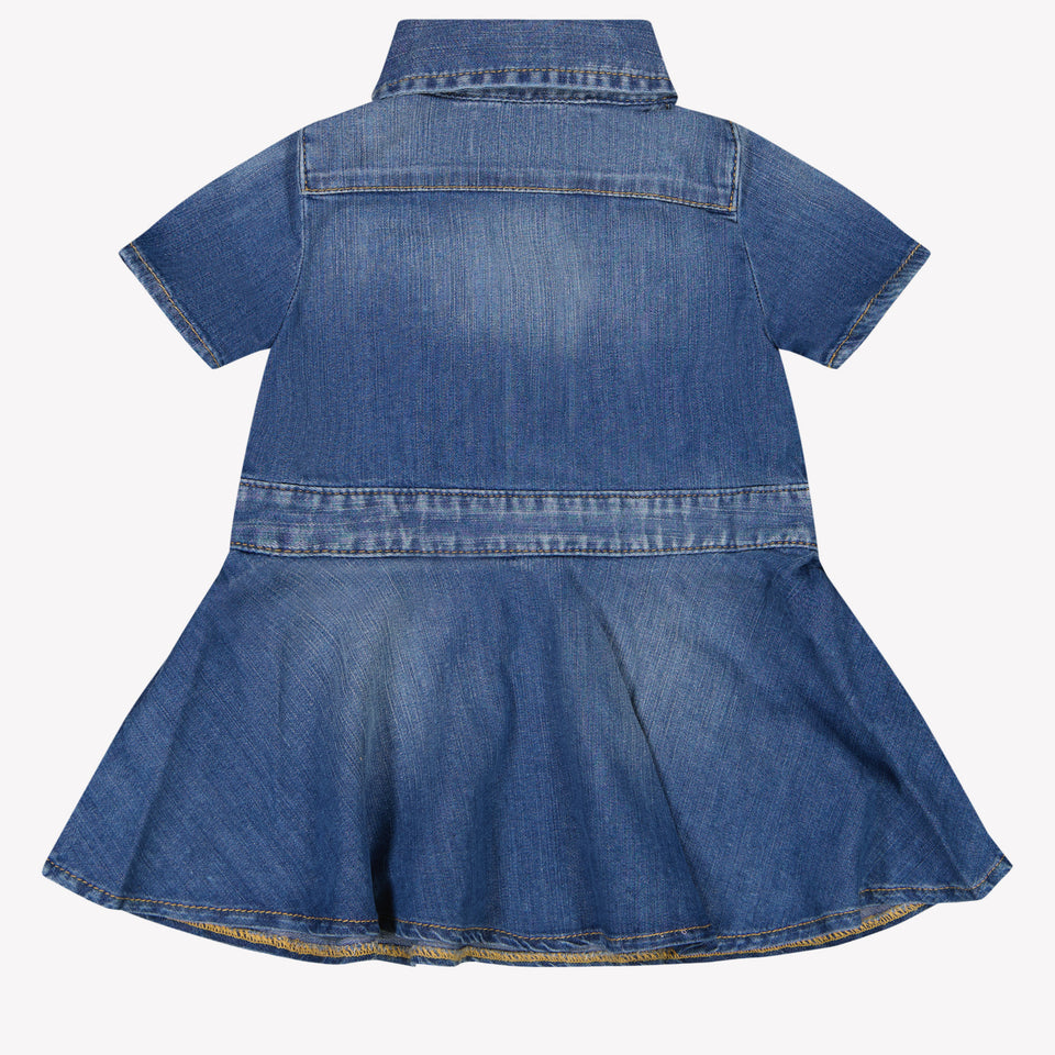 Dsquared2 Baby Meisjes Jurk In Jeans