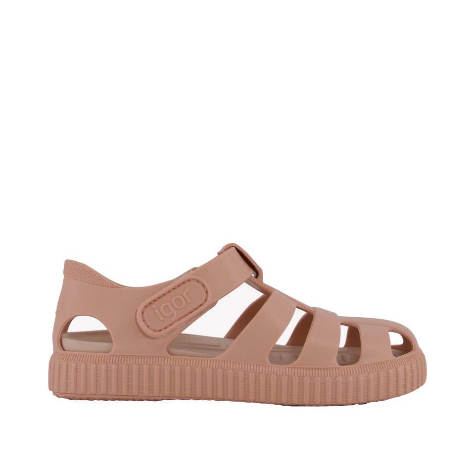 Igor Meisjes Sandalen In Oud Roze