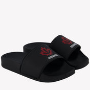 Dsquared2 Unisex Flipflops In Black