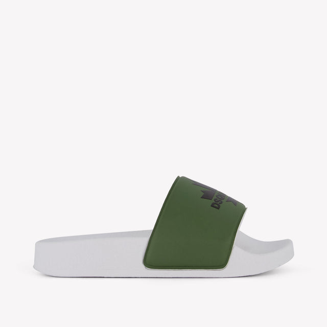 Dsquared2 Unisex Slippers In Army