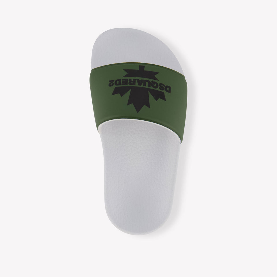 Dsquared2 Unisex Flipflops In Army