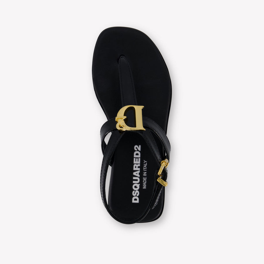 Dsquared2 Girls Sandals  Black