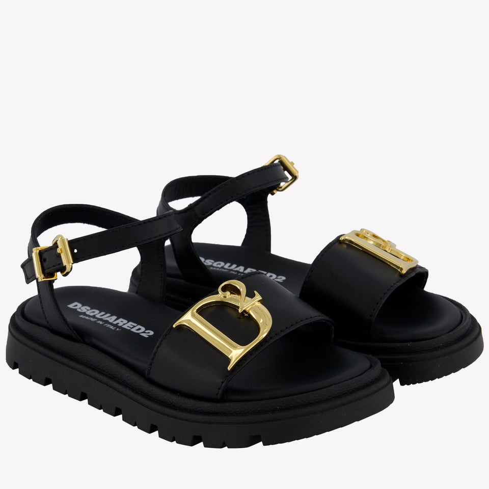 Dsquared2 Girls Sandals In Black