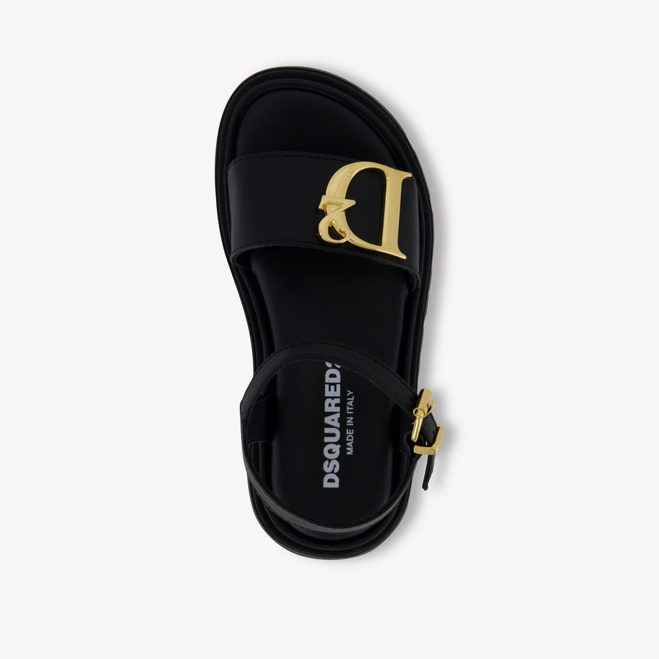 Dsquared2 Girls Sandals In Black