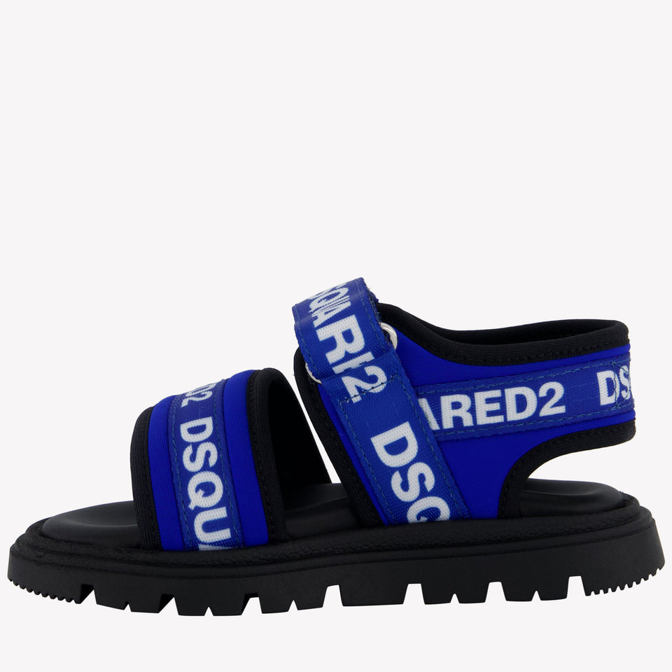 Dsquared2 Boys Sandals In Cobalt Blue