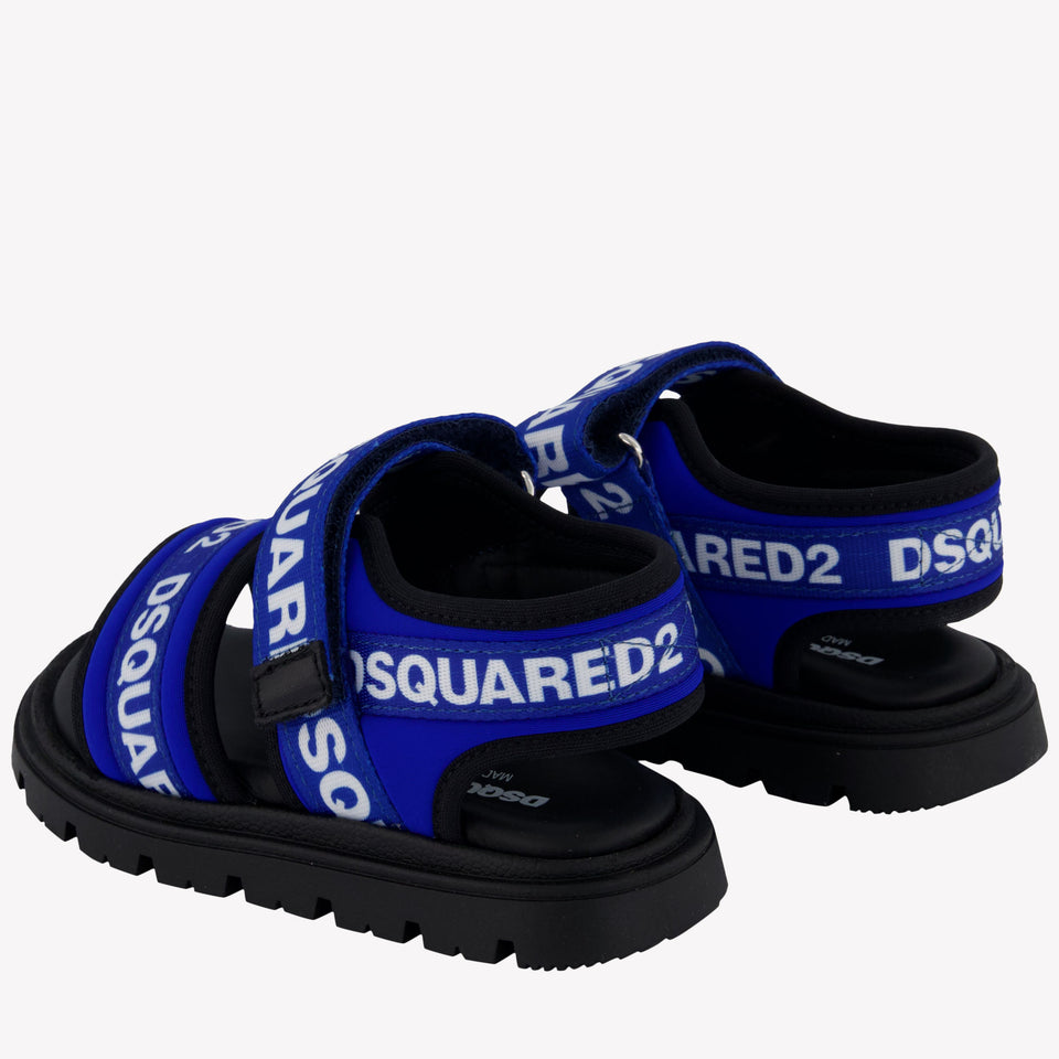 Dsquared2 Boys Sandals In Cobalt Blue