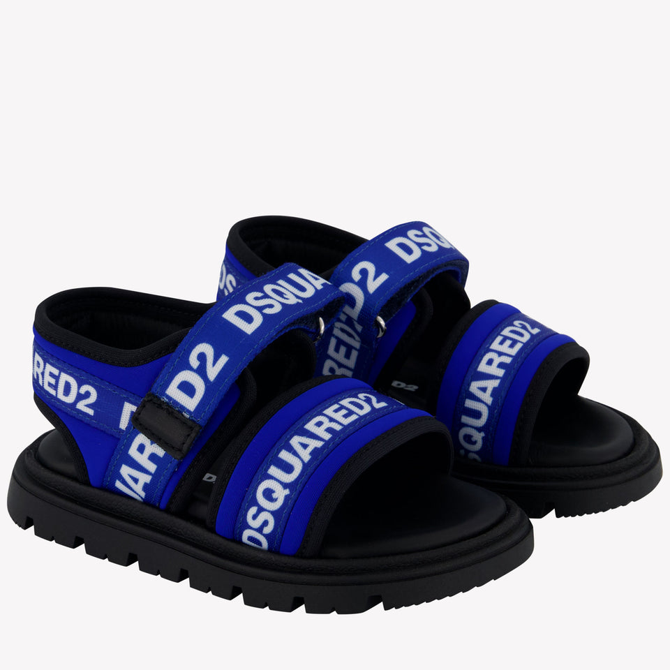 Dsquared2 Boys Sandals In Cobalt Blue