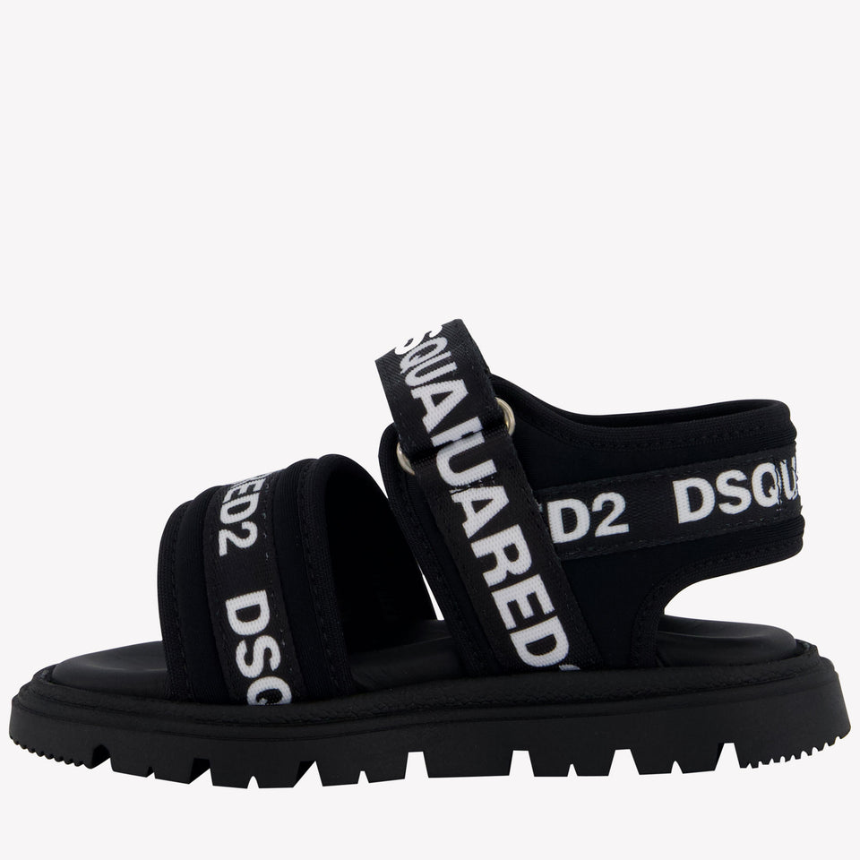 Dsquared2 Boys Sandals In Black