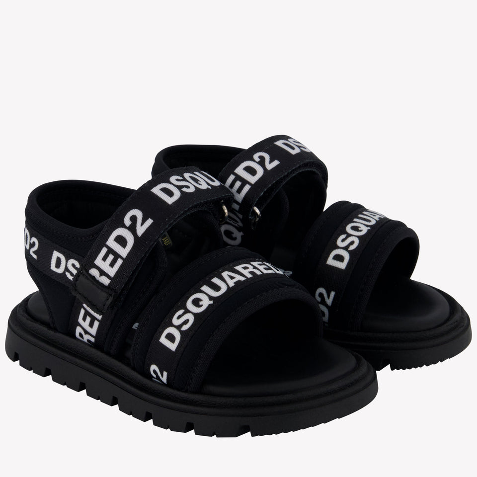 Dsquared2 Boys Sandals In Black