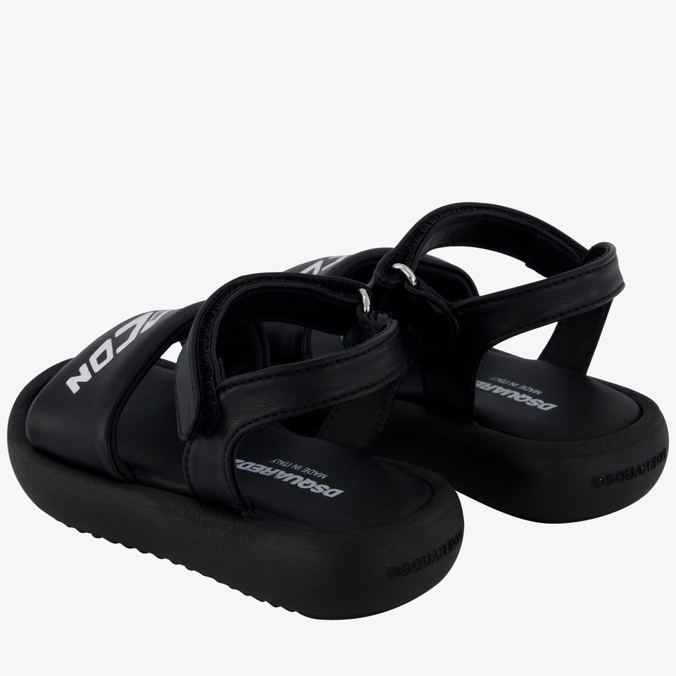 Dsquared2 Unisex Sandals In Black