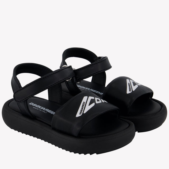 Dsquared2 Unisex Sandals In Black