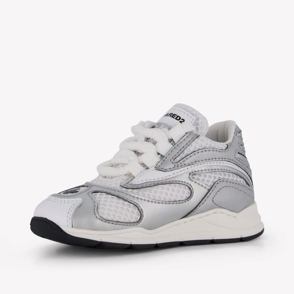 Dsquared2 Girls Sneakers in Silver