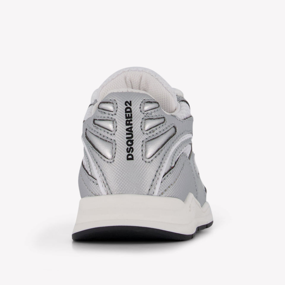 Dsquared2 Girls Sneakers in Silver