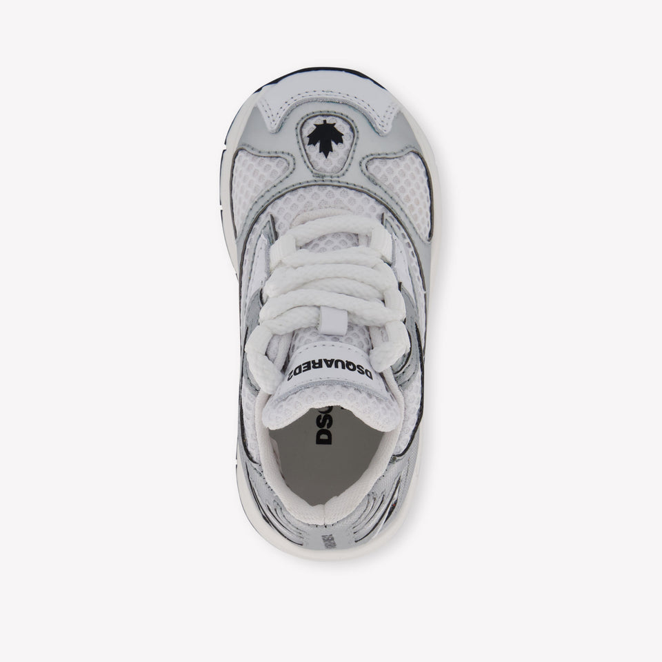 Dsquared2 Girls Sneakers in Silver