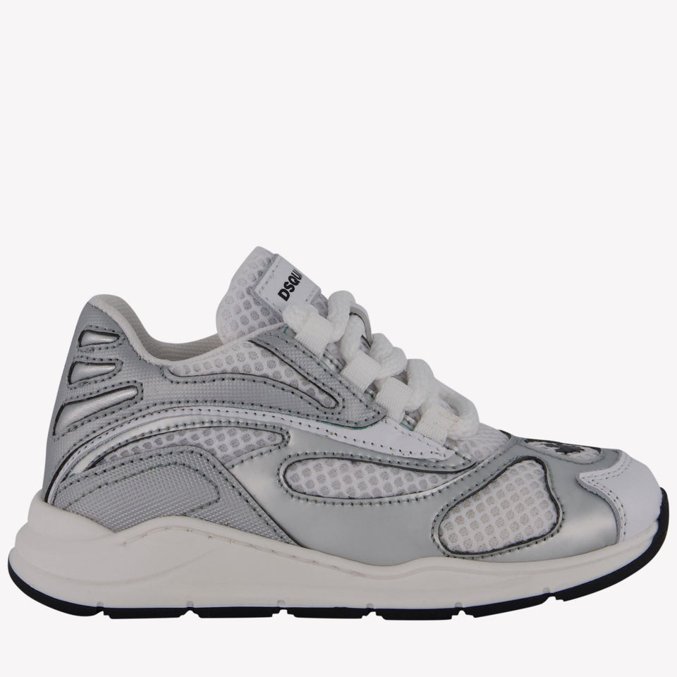 Dsquared2 Girls Sneakers in Silver