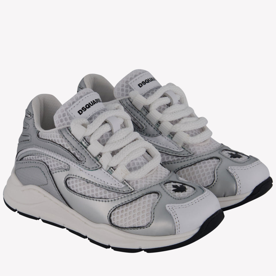 Dsquared2 Girls Sneakers in Silver