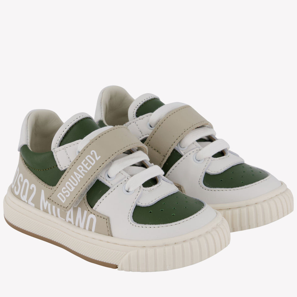 Dsquared2 Unisex Sneakers in Olive Green