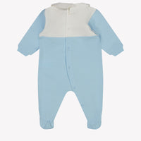 Moschino Baby Unisex Playsuit  Light Blue