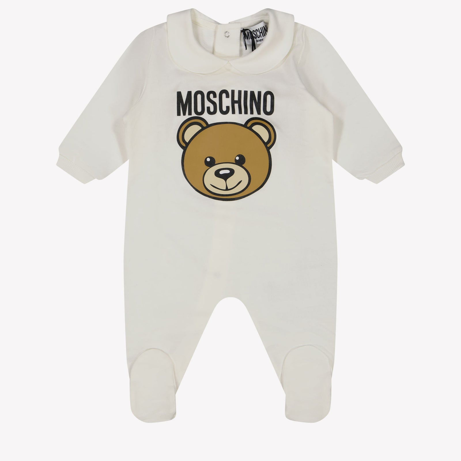 Moschino Baby Unisex Playsuit in OffWhite