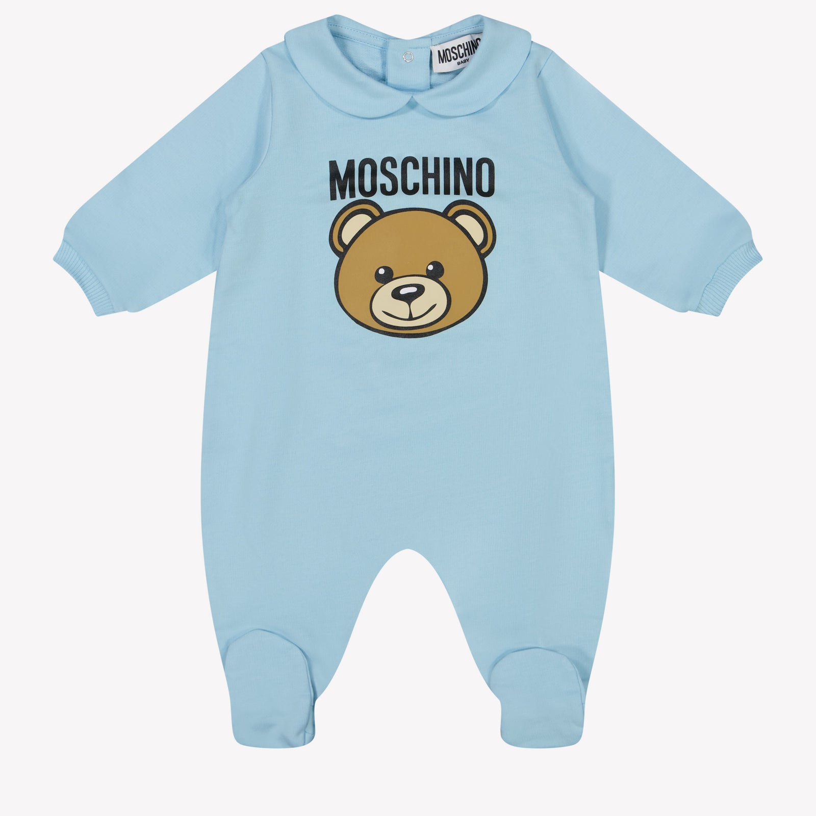 Moschino Baby Unisex Playsuit in Light Blue