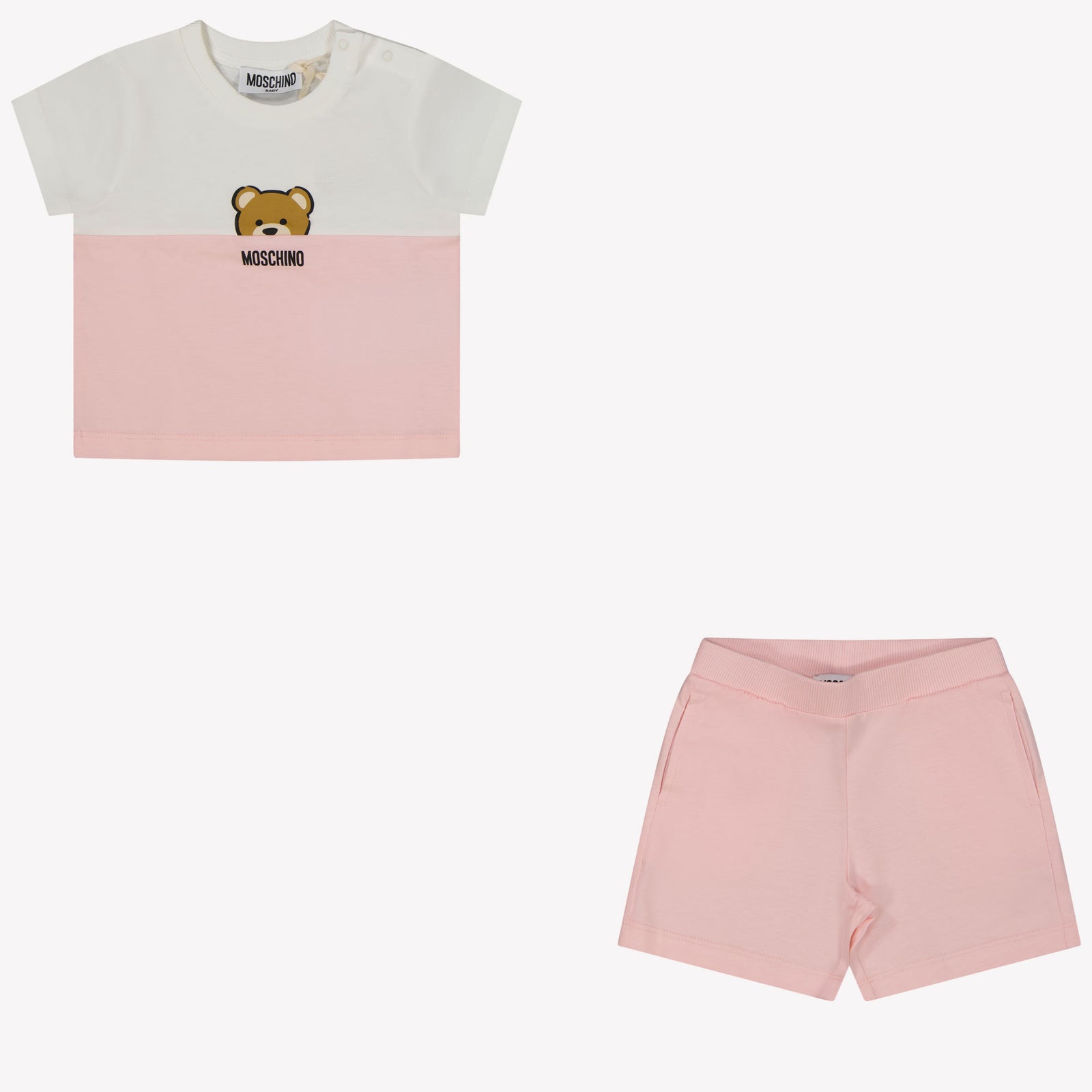 Moschino Baby girls set in Light Pink