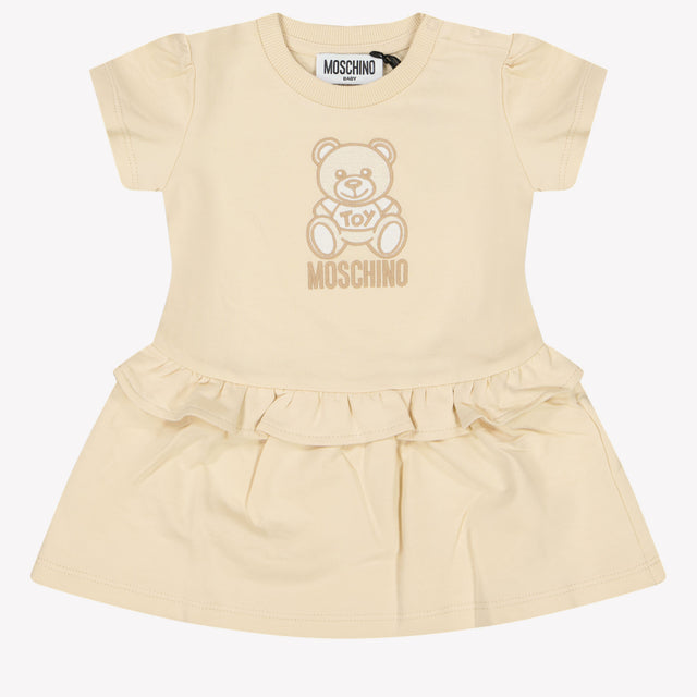 Moschino Baby Meisjes Jurk In Beige