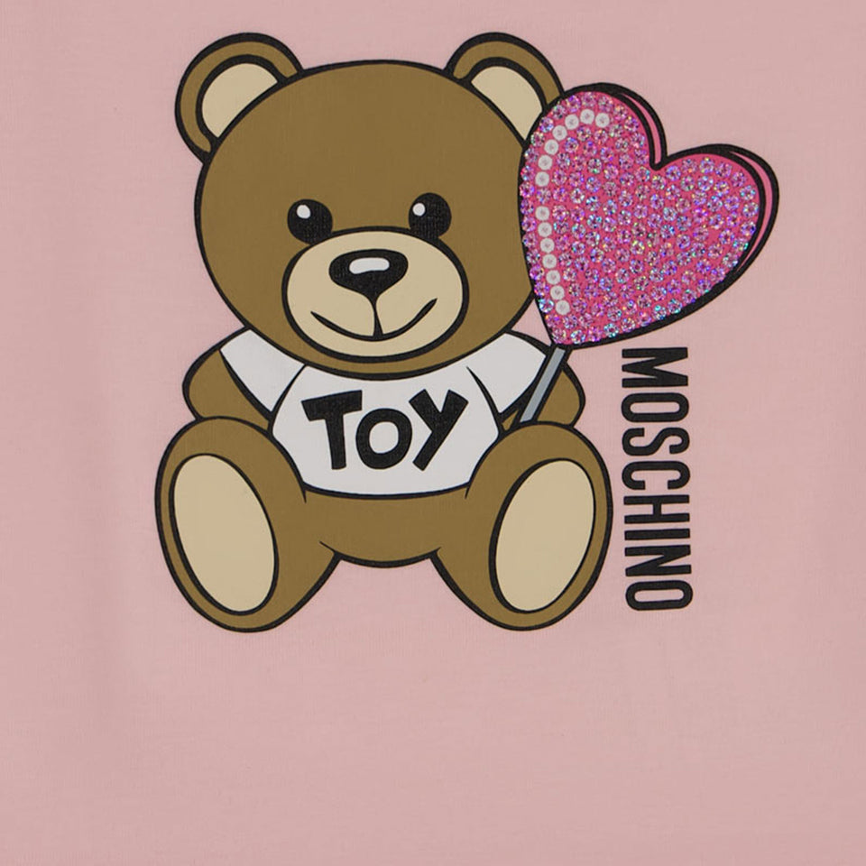 Moschino Baby Girls Dress In Light Pink