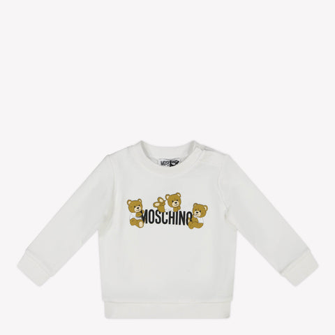 Moschino Baby Girls Sweater in White