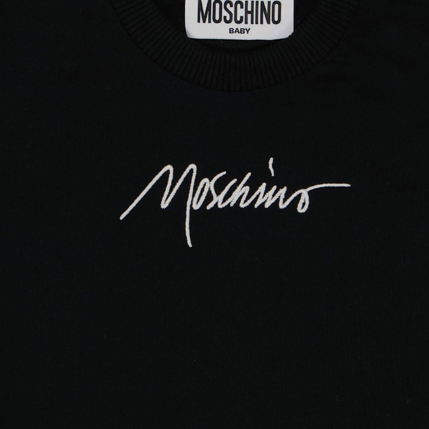 Moschino Baby Meisjes T-Shirt In Zwart