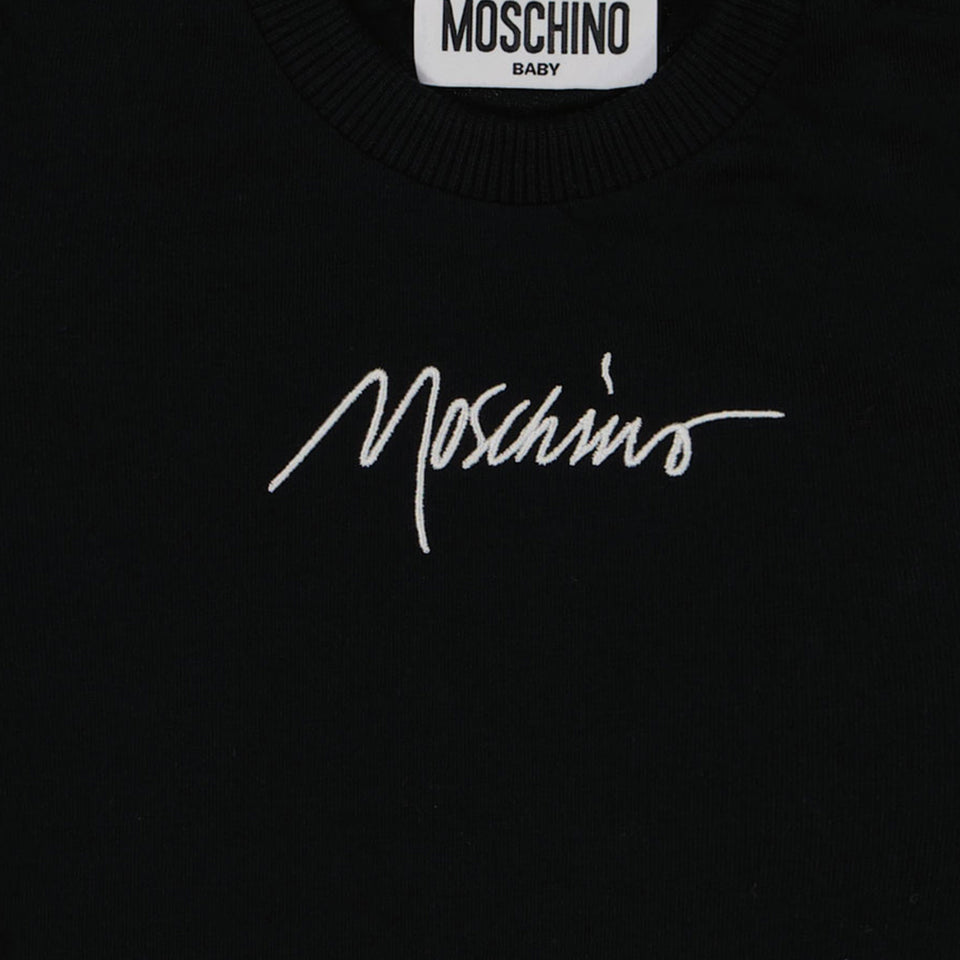 Moschino Baby Girls T-Shirt in Black