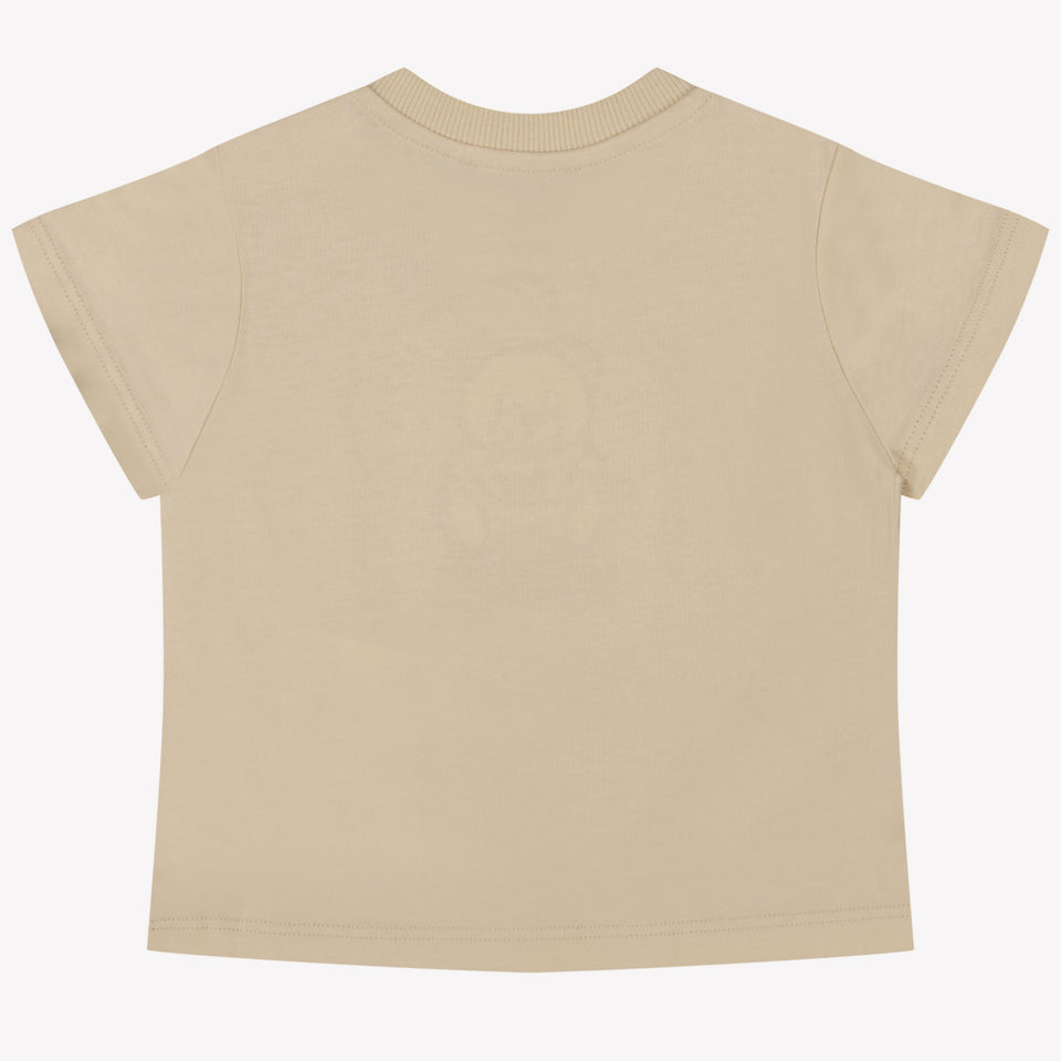 Moschino Baby Girls T-Shirt in Beige