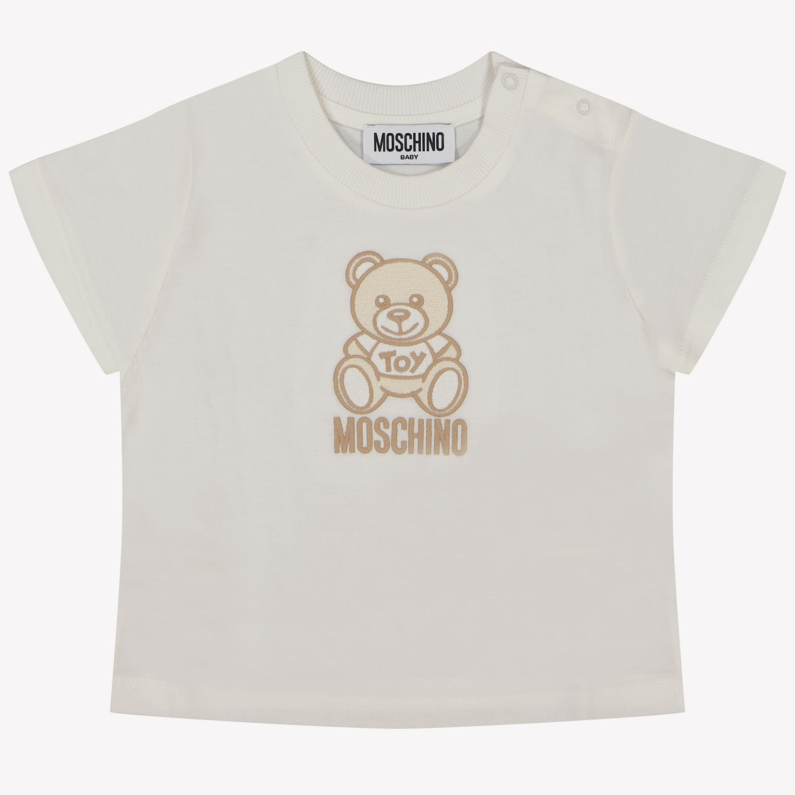 Moschino Baby Girls T-Shirt in OffWhite