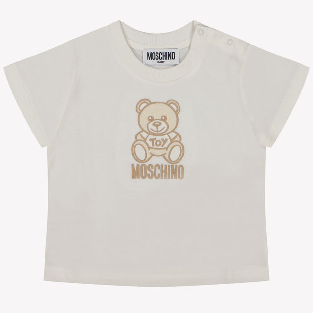 Moschino Baby Girls T-Shirt in OffWhite