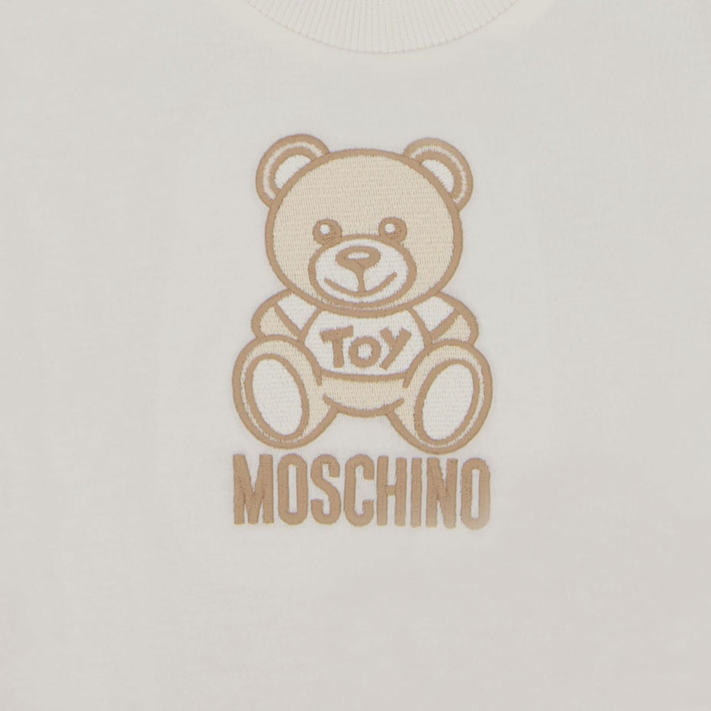 Moschino Baby Girls T-Shirt in OffWhite