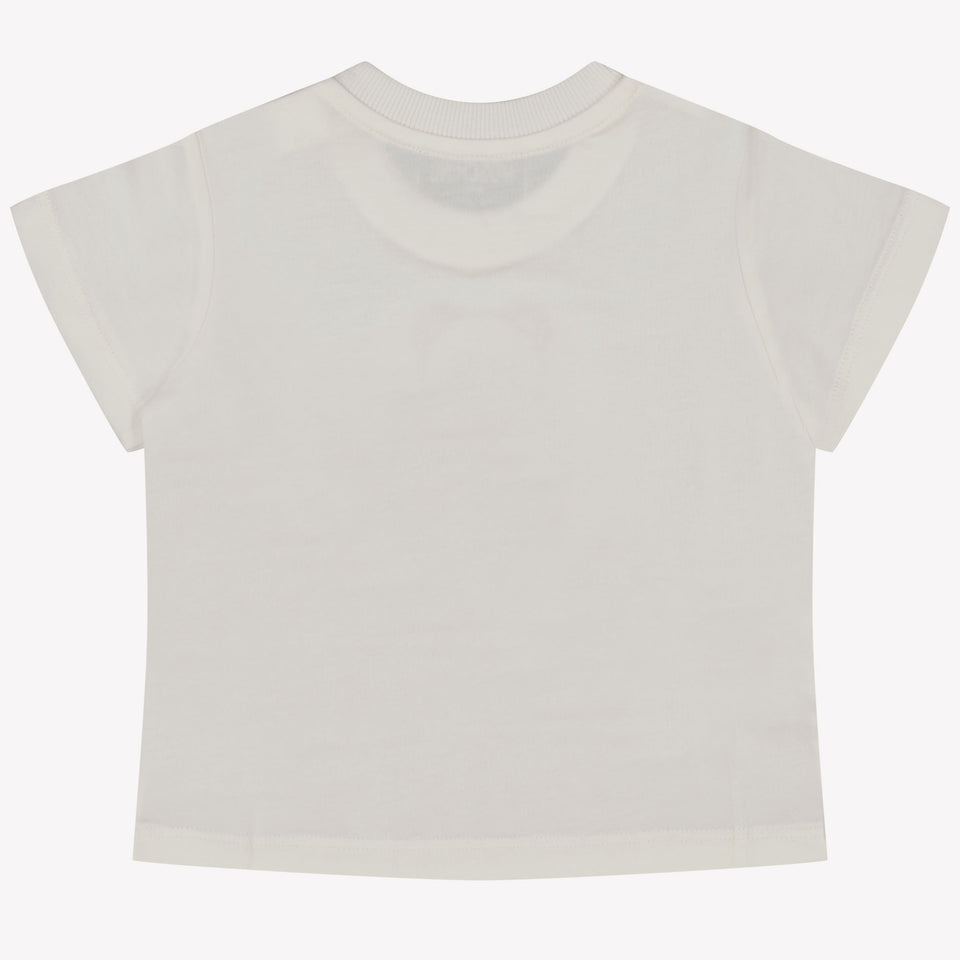 Moschino Baby Girls T-Shirt in OffWhite