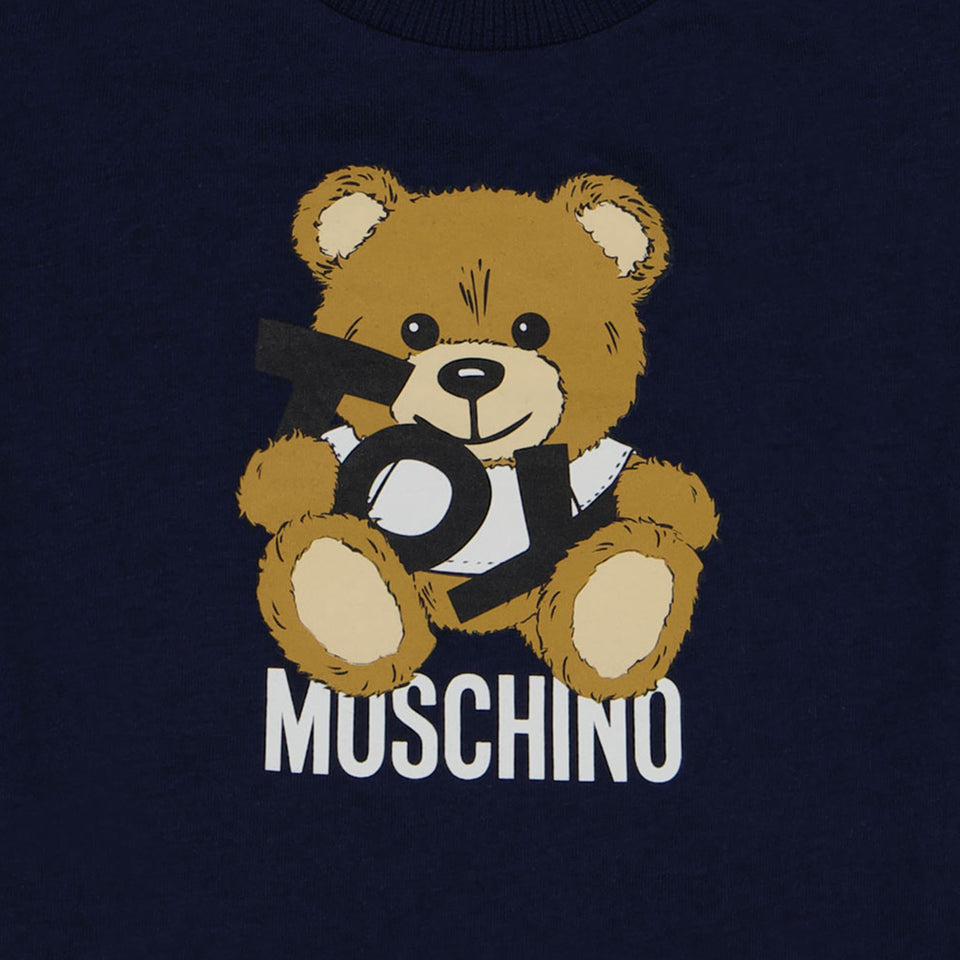 Moschino Baby Girls T-Shirt in Navy